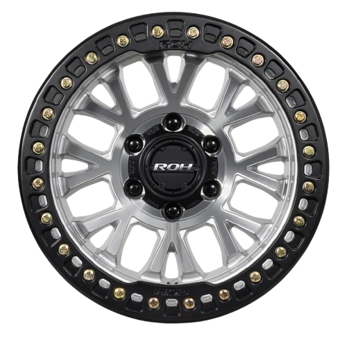 ROH BL01 MACHINED W/ BLACK TRUE BEADLOCK RING (GOLD BOLTS)