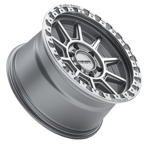 Black Rock Gunner Silver Machined