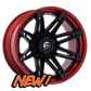 FUEL BRAWL FC401 MATTE BLACK W/ CANDY RED LIP