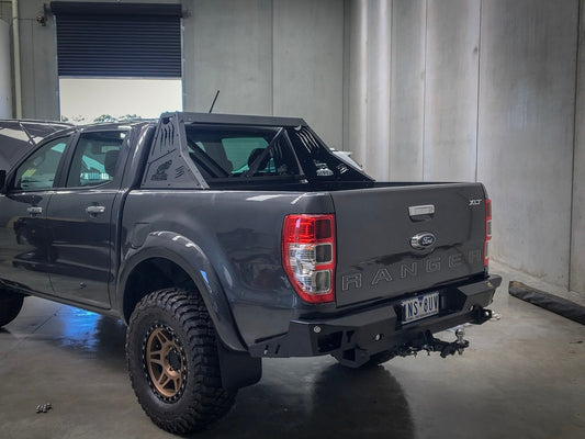 Offroad Animal Rear Bumper and Tow Bar, Ford Ranger PX 2011-2022, Mazda BT50- 2011- 2020