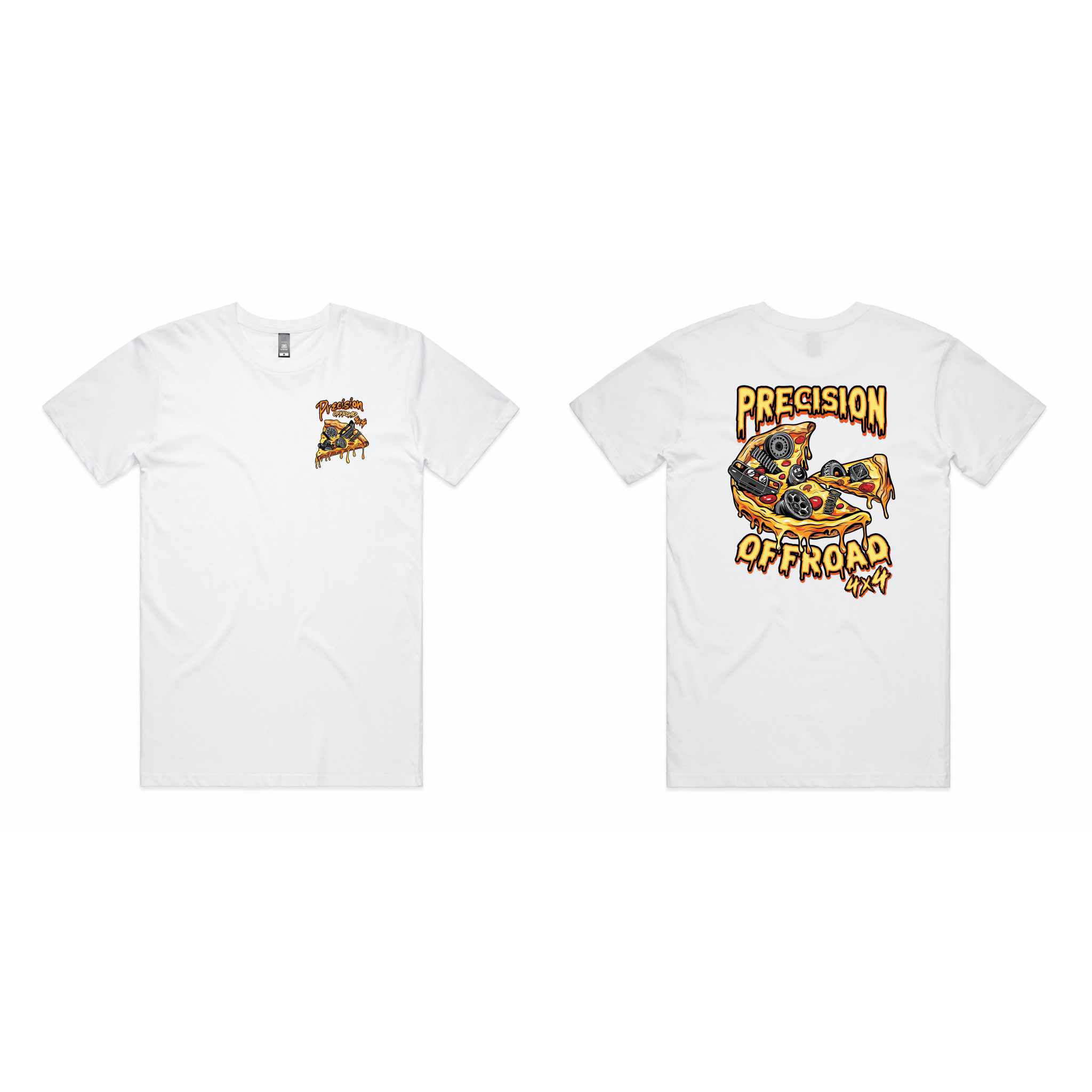 THE PIZZA TEE - WHITE EDITION