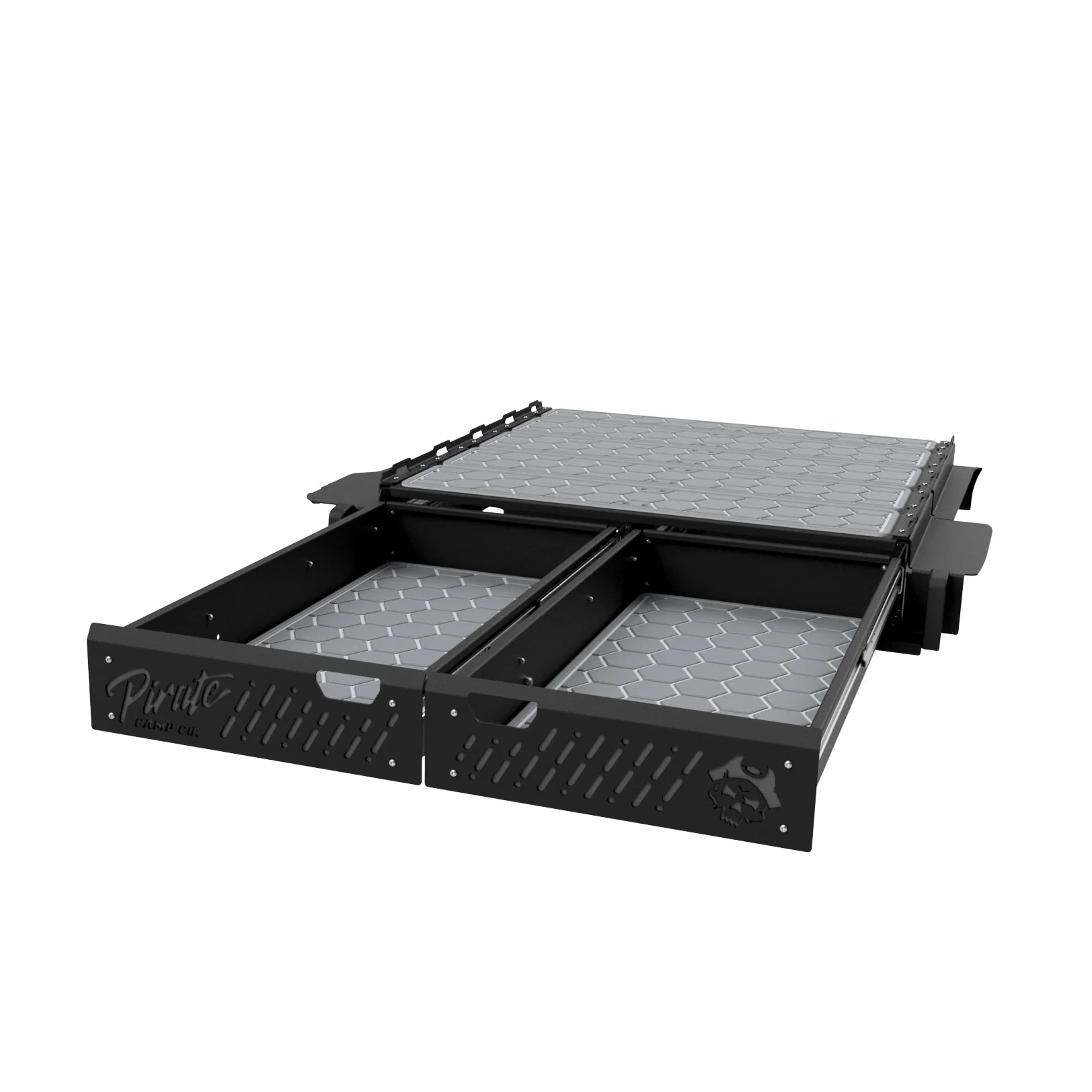 PIRATE CAMP CO - SLIMLINE SERIES LOW PROFILE DRAWER SYSTEM - TOYOTA PRADO 150 SERIES