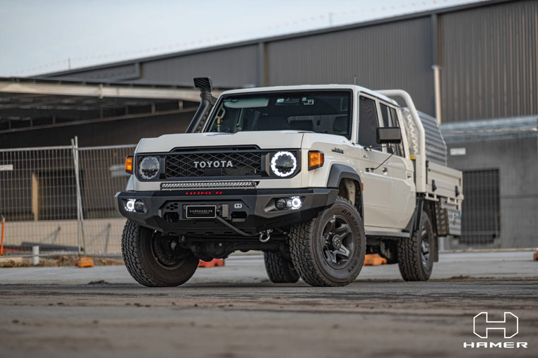 Hamer King series bull bar for Toyota Landcruiser 70 series ( 2023 – Present )