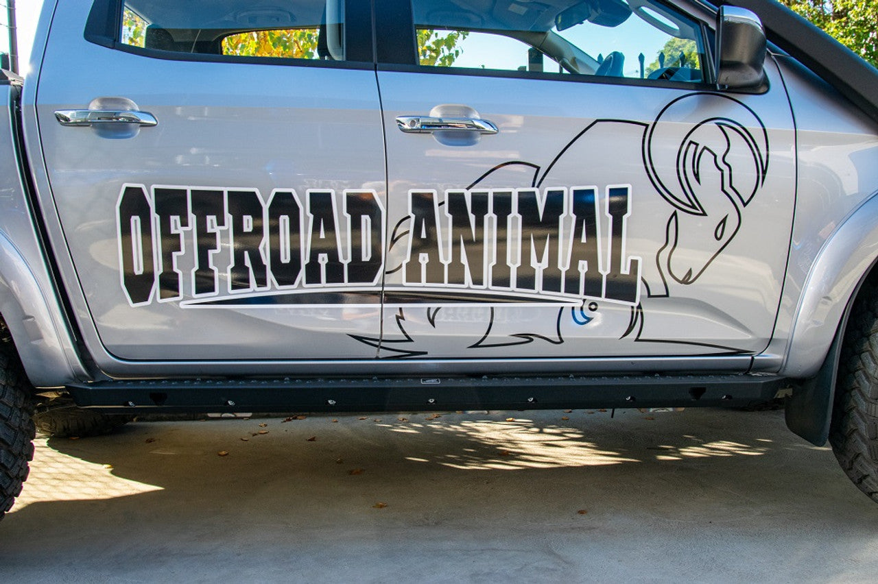 Offroad Animal Rock Sliders, Isuzu Dmax My21, 2020 on