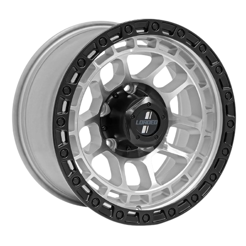 LOADED GIBB | SILVER MACHINED / BLACK LIP