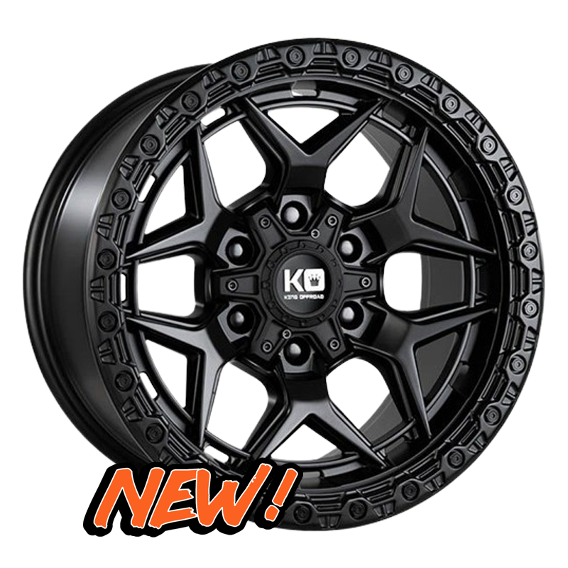 King Wheels Growler Satin Black