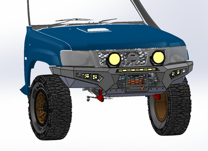 Offroad Animal Predator bull bar to suit, Nissan GU Patrol Y61, S4 2005-2016