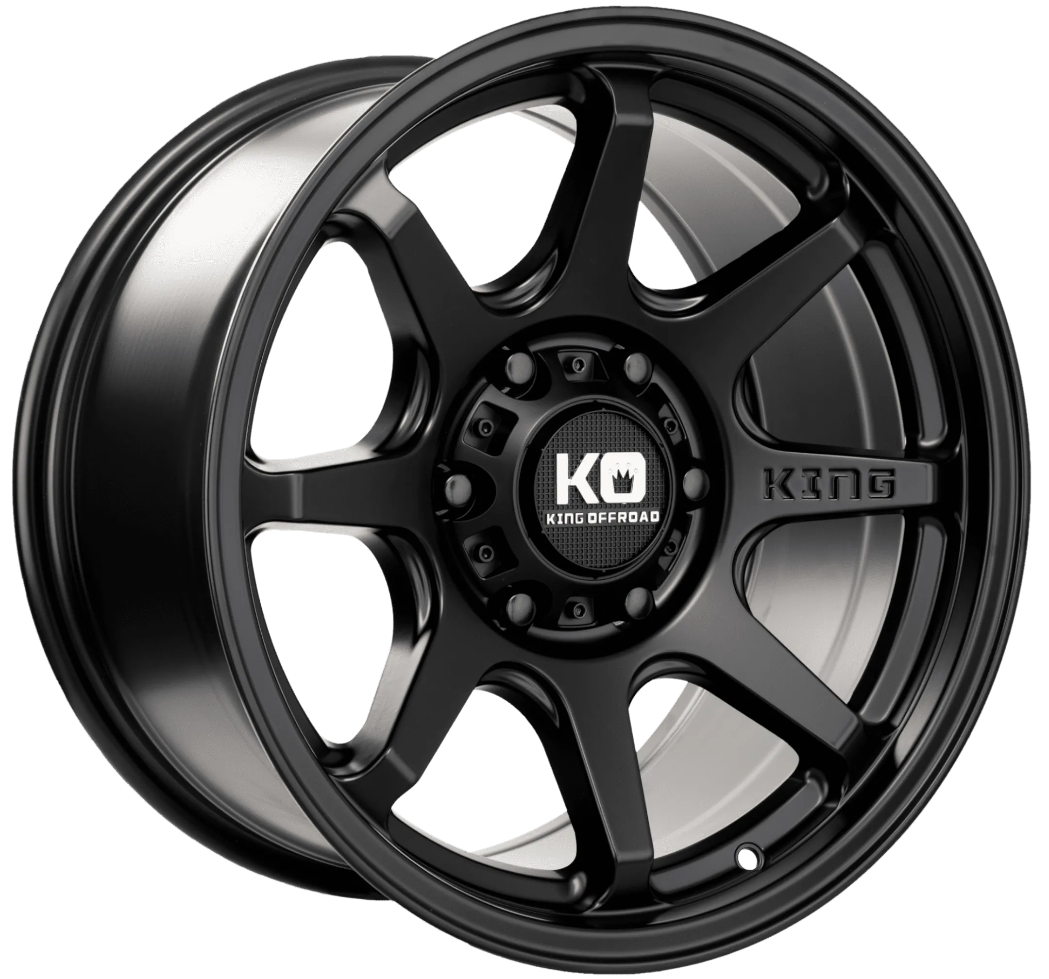 King Wheels Grappler Satin Black