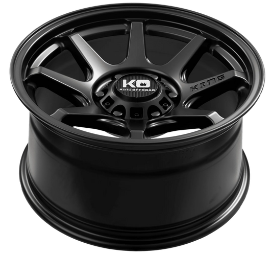 King Wheels Grappler Satin Black
