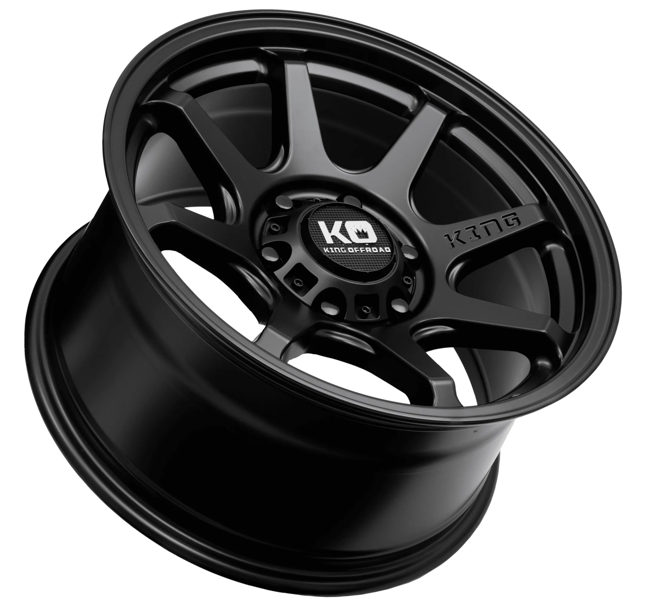 King Wheels Grappler Satin Black