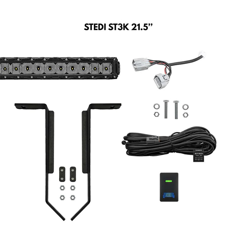 Trailbait - N80 Hilux Behind-Grille Light Bar