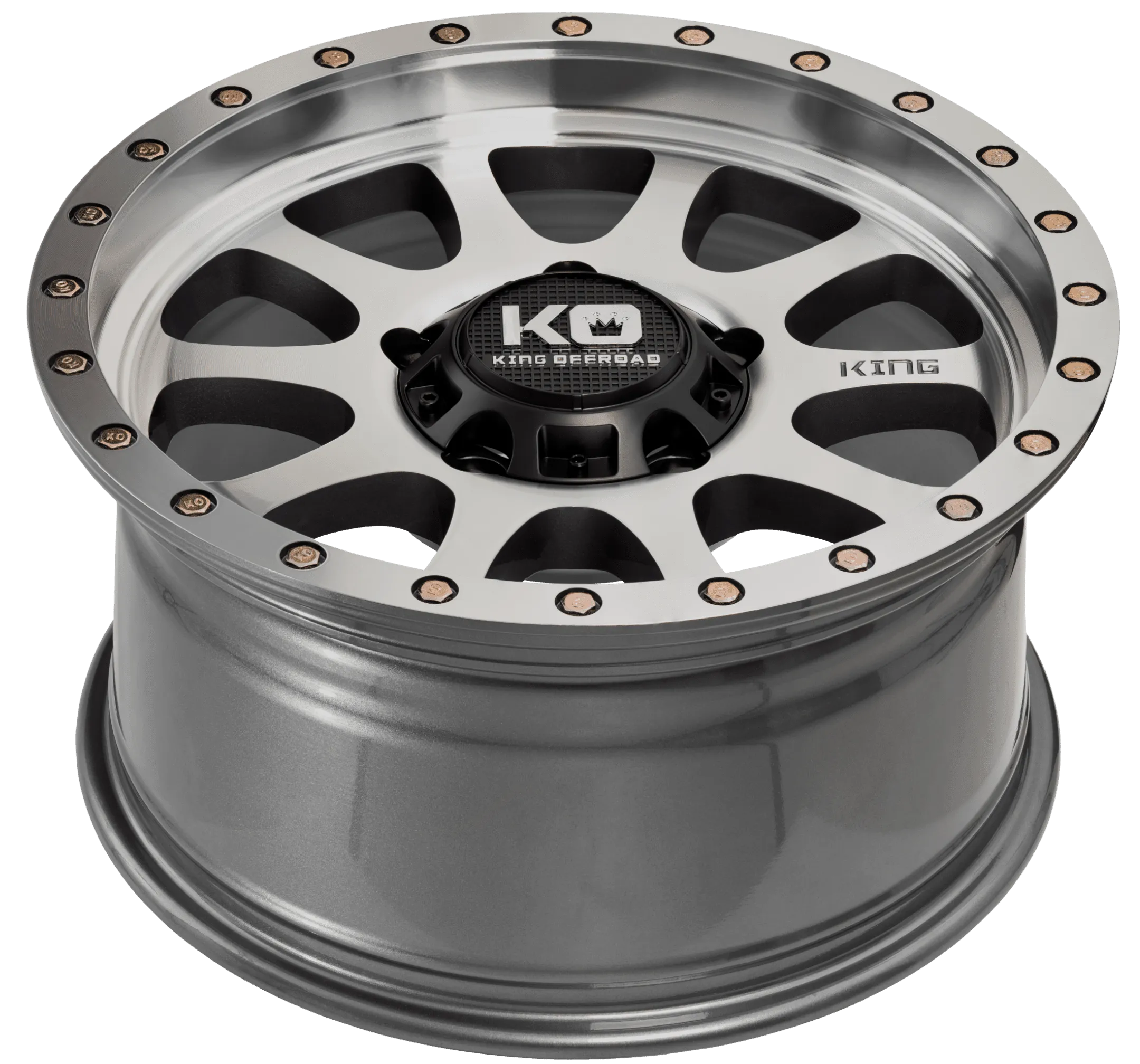 Kings Wheels Hurricane II Gunmetal Machined