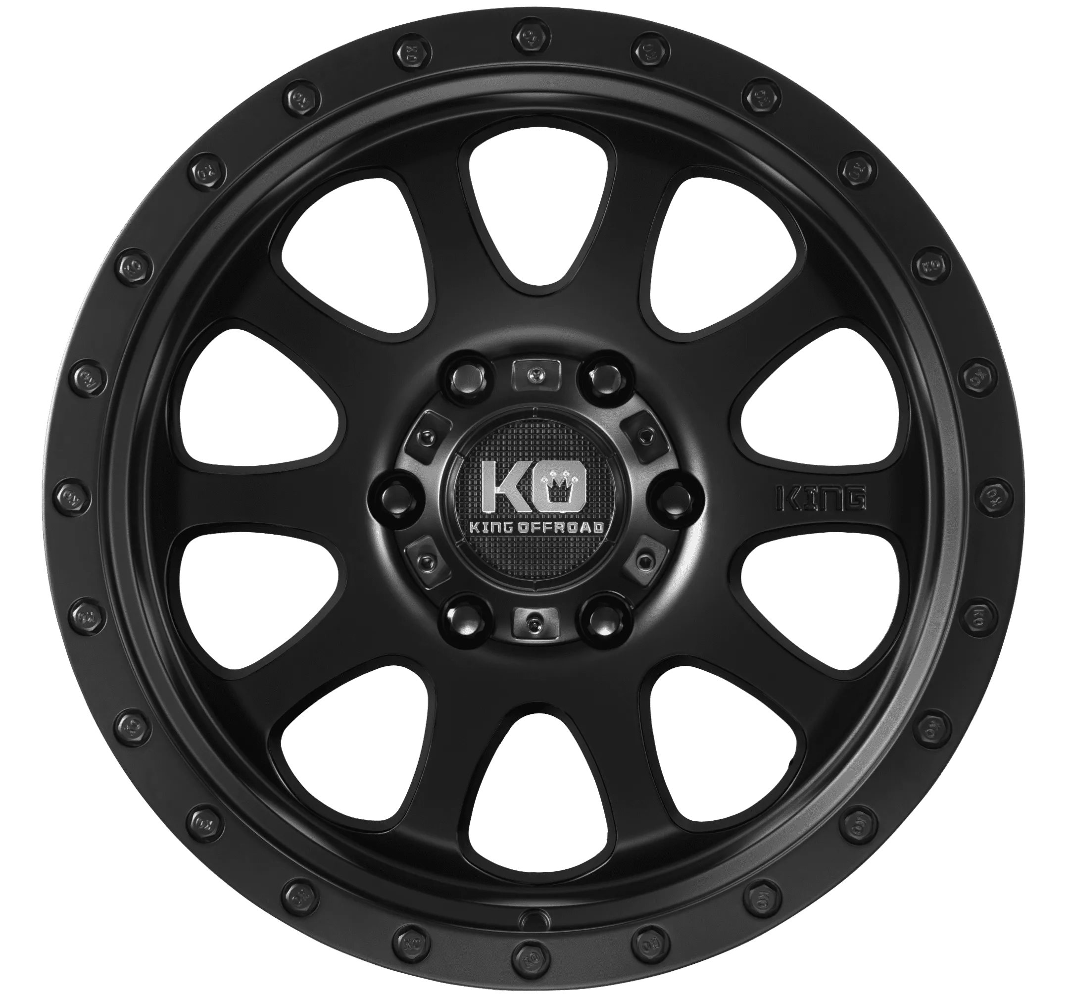 King Wheels Hurricane II Satin Black