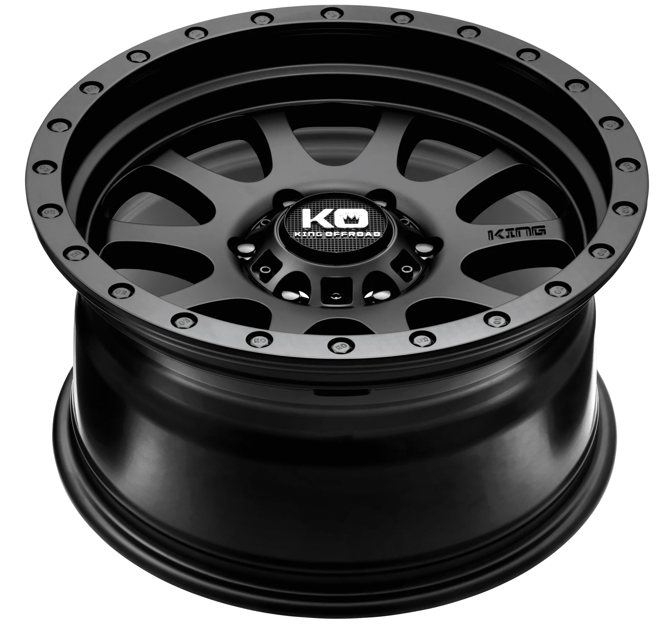 King Wheels Hurricane II Satin Black