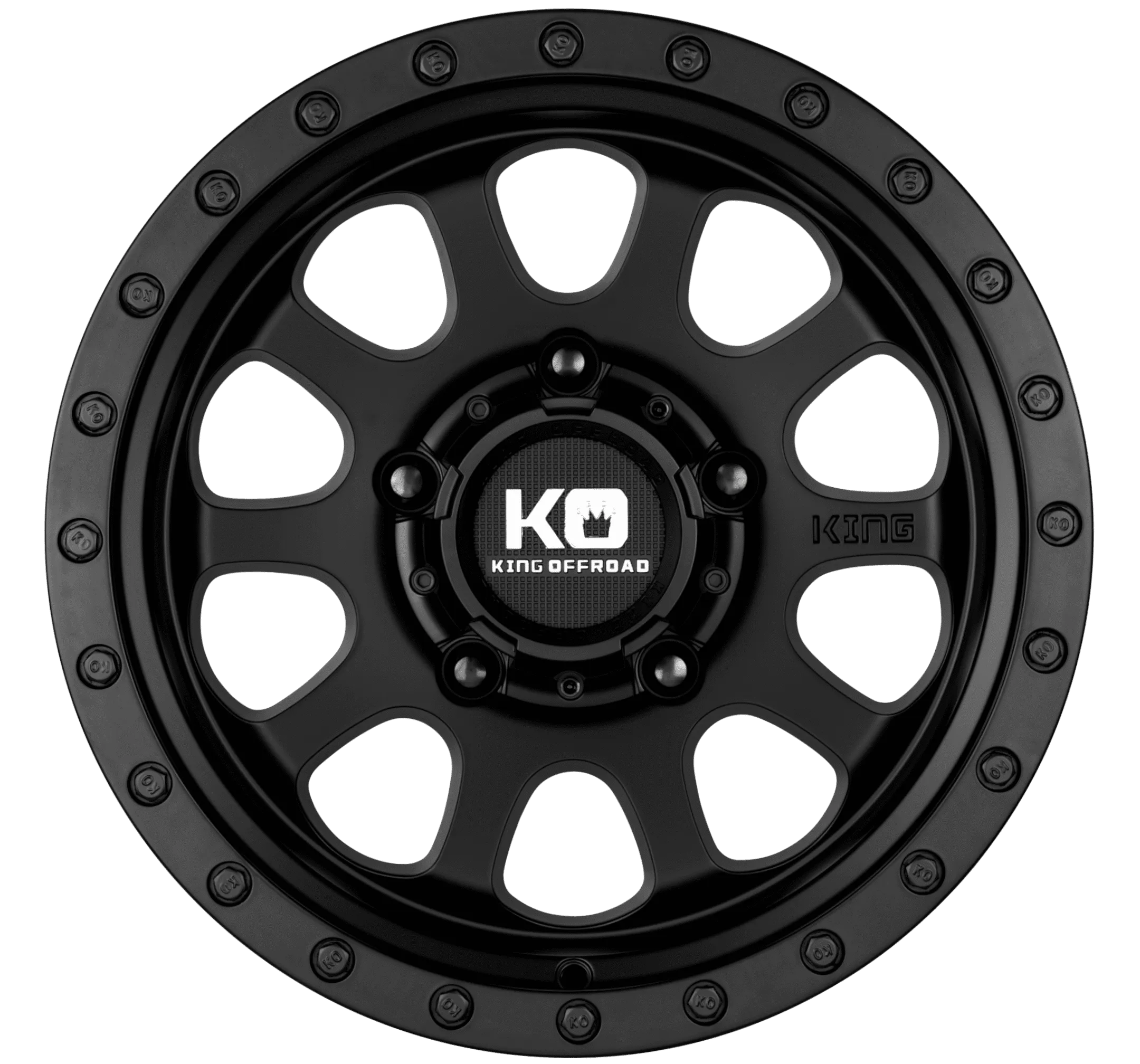King Wheels Hurricane II Satin Black