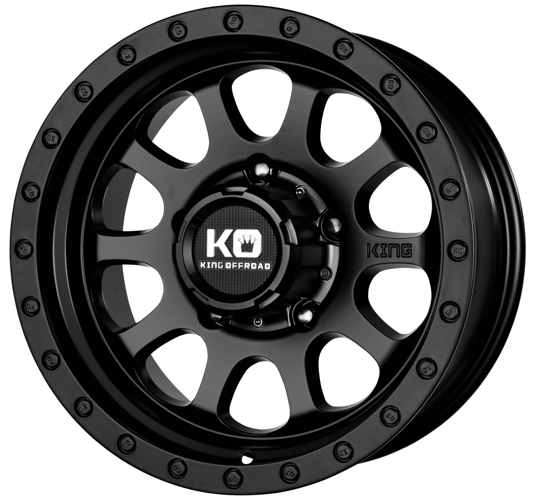 King Wheels Hurricane II Satin Black