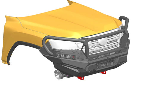 SLX Recon Bull Bar Suitable For Toyota LandCruiser 300 Series 2022 on - Triple Loop