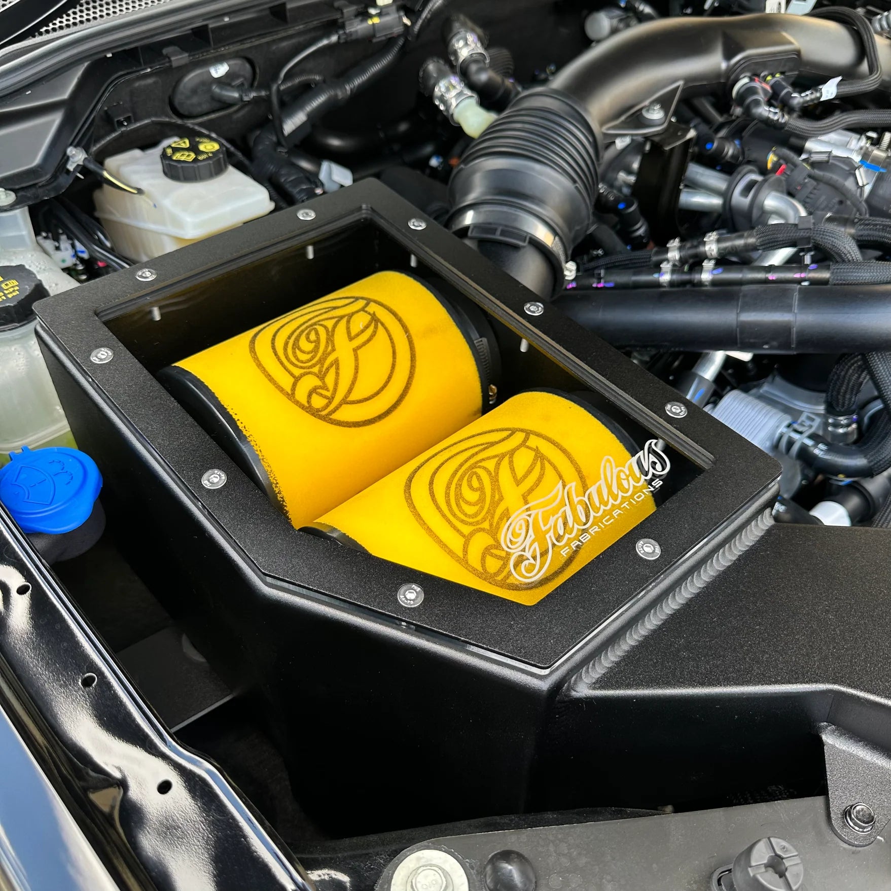 Ford Ranger Raptor Roush Intake FORD RANGER RAPTOR NEXT GEN TWIN INTAKE ALLOY AIRBOX (SUIT FABULOUS SN ...