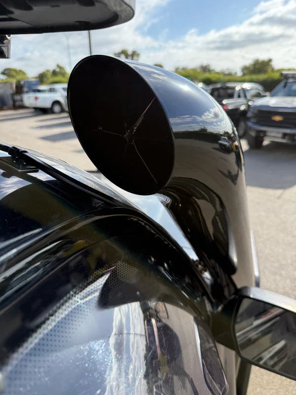 Moonlight - Toyota Landcruiser 80 Series 5" Rear Facing Stainless Steel Snorkel - Safari Replacement