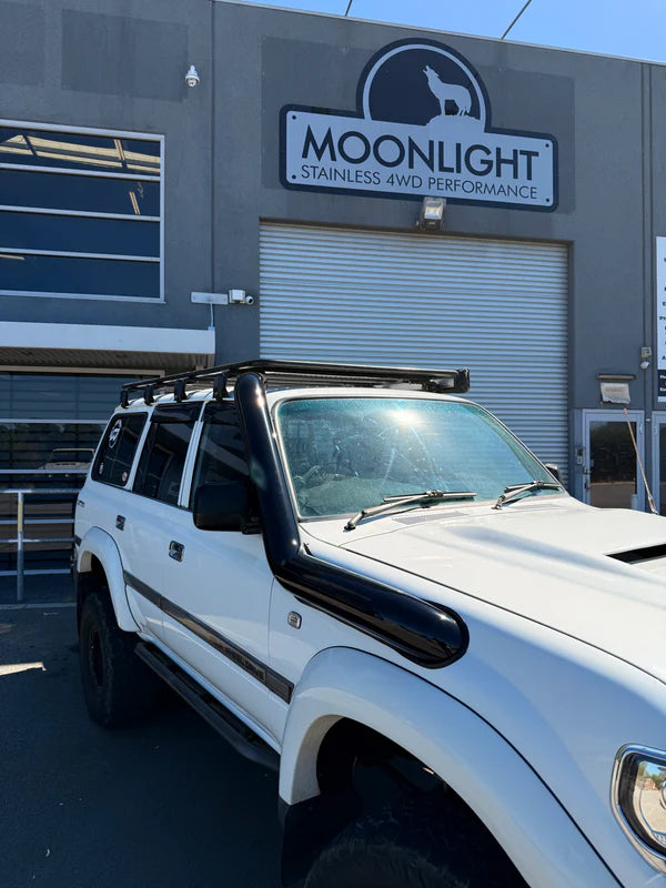 Moonlight - Toyota Landcruiser 80 Series 5" Rear Facing Stainless Steel Snorkel - Safari Replacement