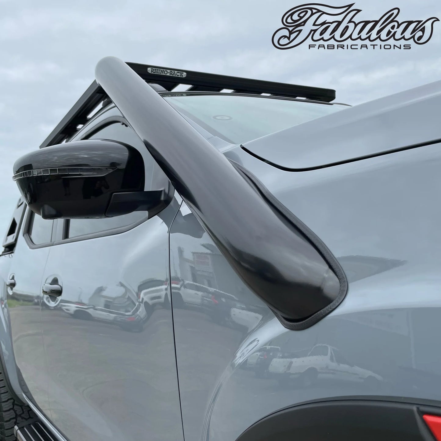 Nissan Navara NP300/D23 Short Entry Stainless Snorkel and Alloy Airbox Kit