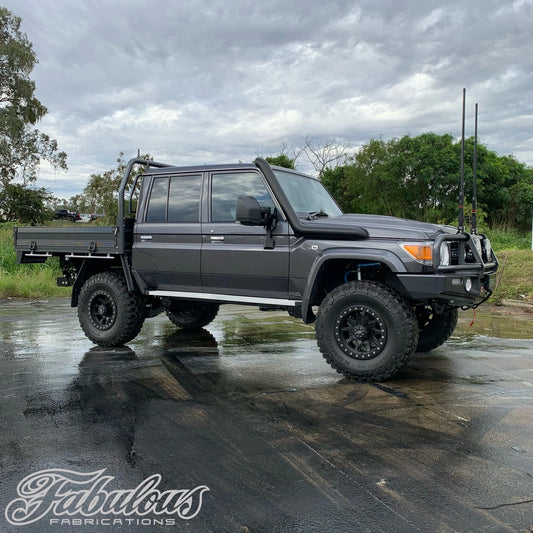 Toyota Landcruiser 76/78/79 VDJ Series Stainless Snorkel