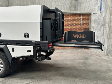 WKND Dual Cab Jackoff Touring Canopy and Tray - Drive Away Combo