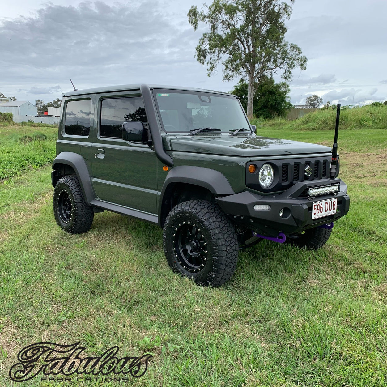SUZUKI JIMNY SHORT ENTRY STAINLESS SNORKEL