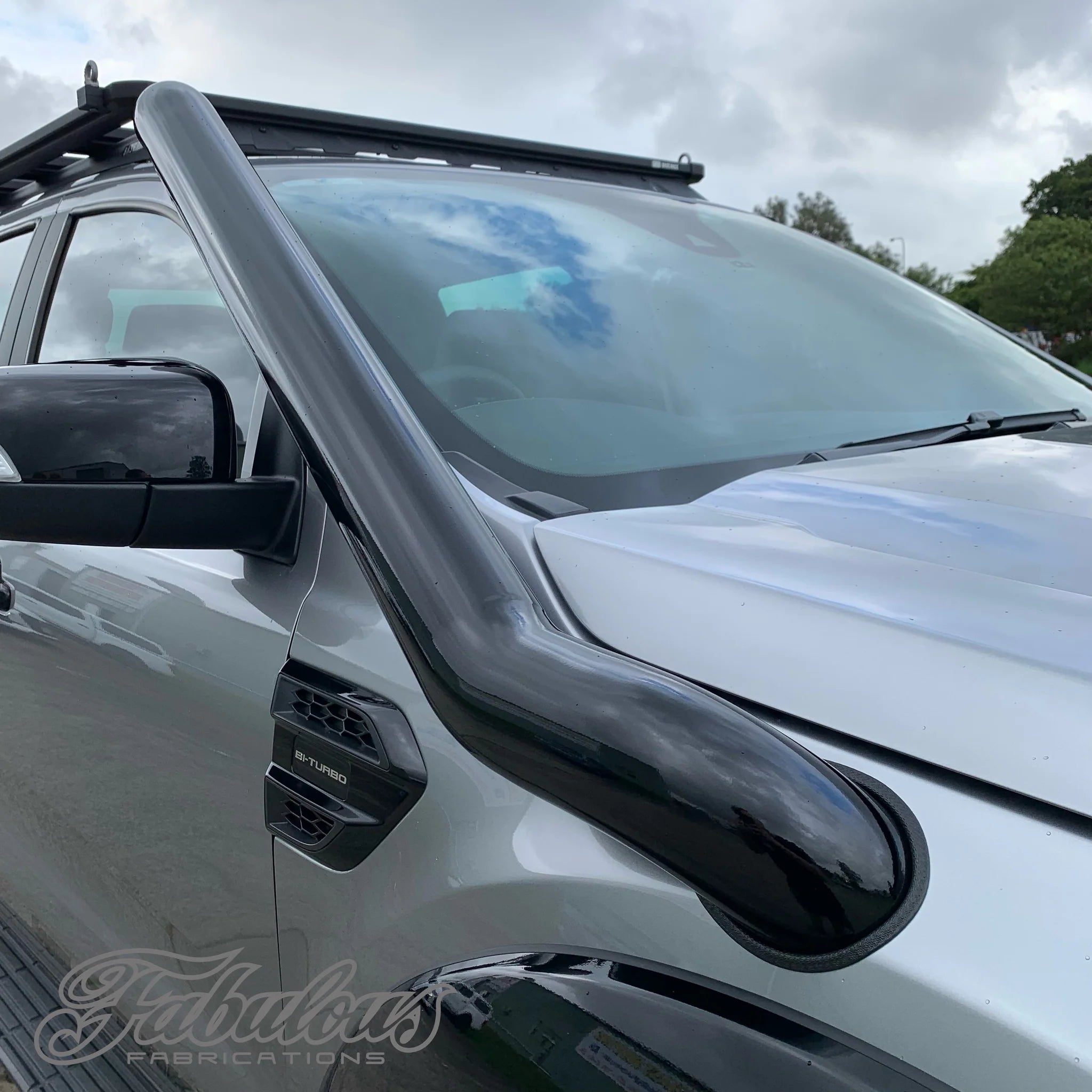 Ford Ranger PX MK3 2.0L Bi Turbo Stainless Snorkel And Alloy Airbox Kit