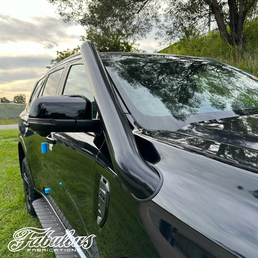 Ford Everest Next Gen 4 Inch Short Entry Stainless Snorkel and Alloy Washer Bottle Kit