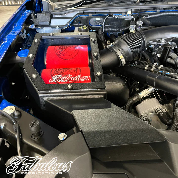 FORD RANGER RAPTOR NEXT GEN TWIN INTAKE ALLOY AIRBOX STANDARD INLET LO ...
