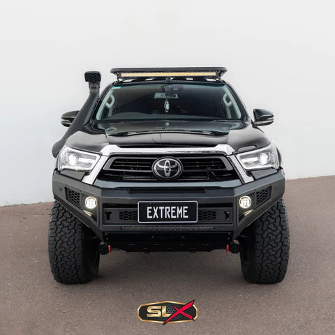 Extreme Series Bullbar X-1 Toyota Hilux 2021 GUN126R on Hammertone Black POWDERCOAT