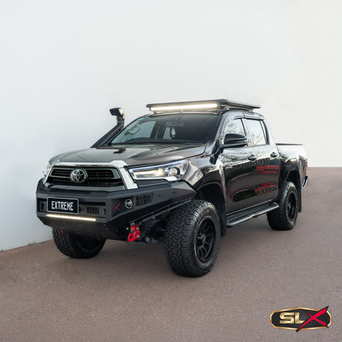 Extreme Series Bullbar X-1 Toyota Hilux 2021 GUN126R on Hammertone Black POWDERCOAT