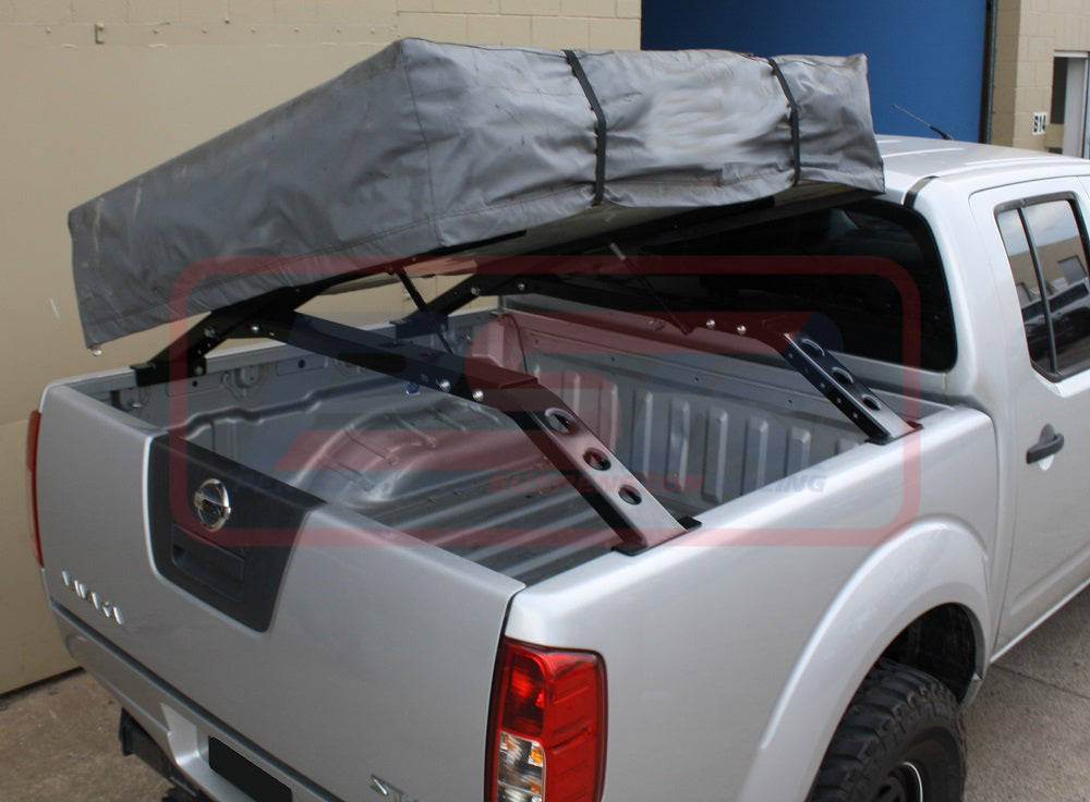 PSR 4X4 - Roof Top Tent Complete Tilt System (Full kit, Baja Rack Style) with 1/4 Height Narrow Leg Set of 4 - Ford Next Gen Ranger  / Raptor