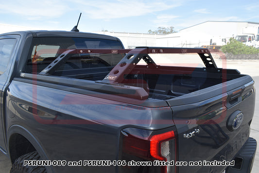 PSR 4X4 - Roof Top Tent Complete Tilt System (Full kit, Baja Rack Style) with 1/4 Height Narrow Leg Set of 4 - Ford Next Gen Ranger  / Raptor