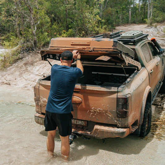 PIRATE CAMP CO - POPRACK - LOW PROFILE TUB RACK - FORD NEXT GEN RANGER