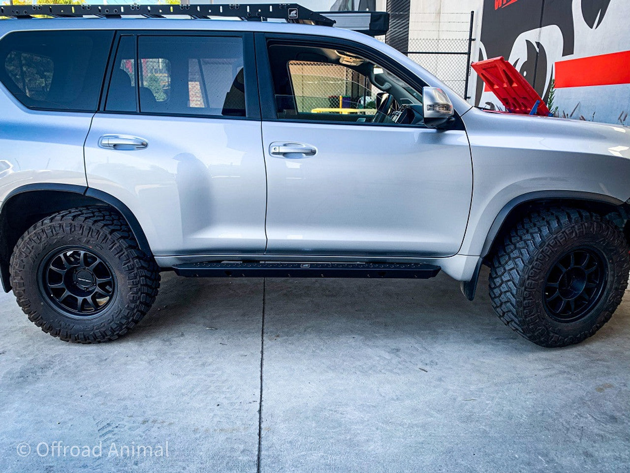 Offroad Animal Rock Sliders, Suitable for Toyota Prado 150 Series, 2009 to 2024