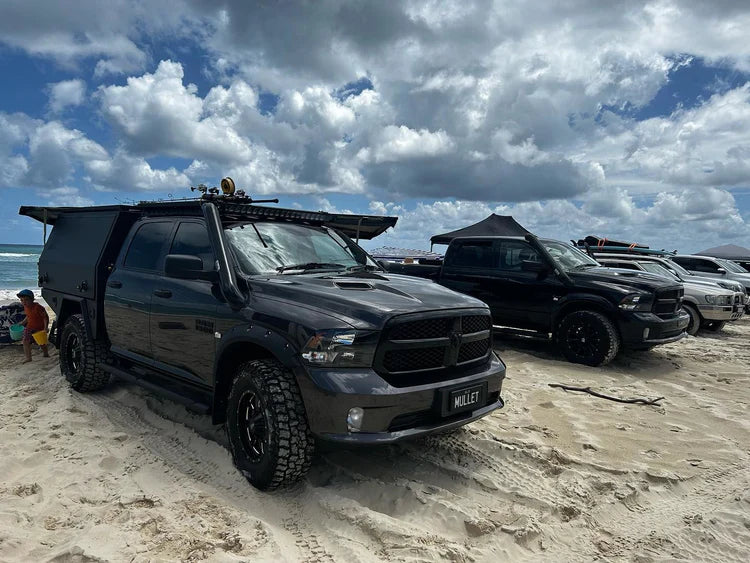 Radius Fabrications Stainless Snorkel and Custom Air box Kit to suit Dodge Ram 1500 DS 5