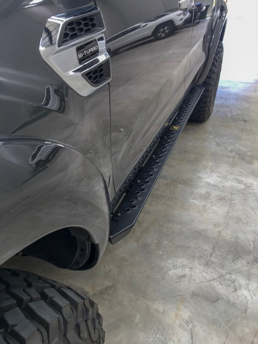 Offroad Animal Rock Sliders, Ford Ranger + Mazda BT50, Dual cab PX 2011-2022