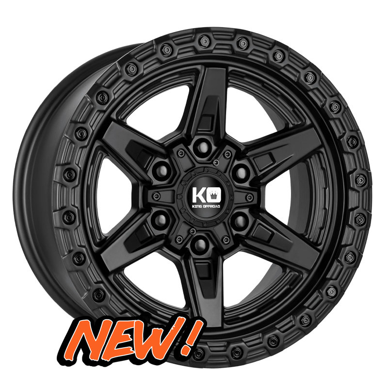 Kings Wheels Titan Satin Black