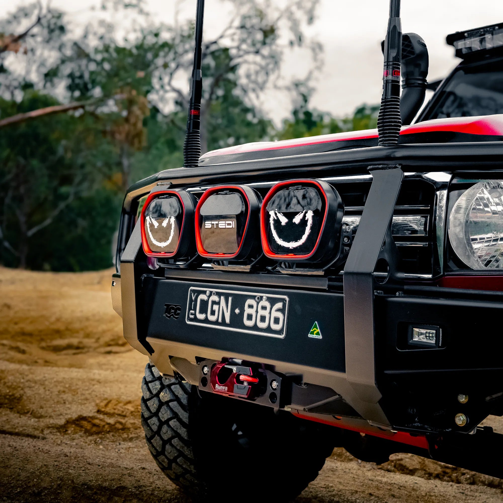 Toyota Landcruiser 70 Series Bull Bar – Pre-Facelift (2007-2024) Front Bar - The Cruiser Company