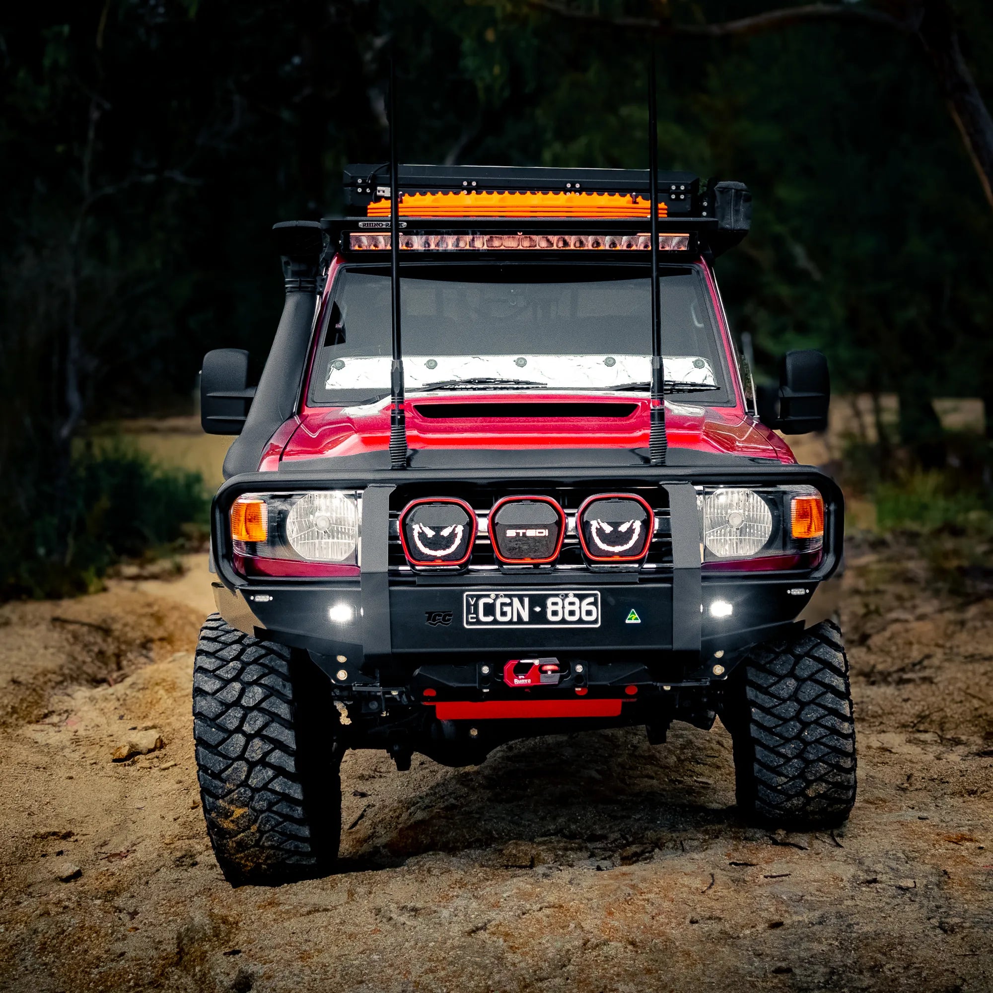 Toyota Landcruiser 70 Series Bull Bar – Pre-Facelift (2007-2024) Front Bar - The Cruiser Company