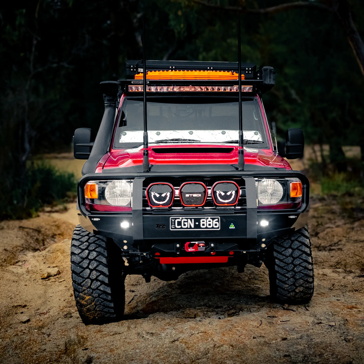 Toyota Landcruiser 70 Series Bull Bar – Pre-Facelift (2007-2024) Front Bar - The Cruiser Company
