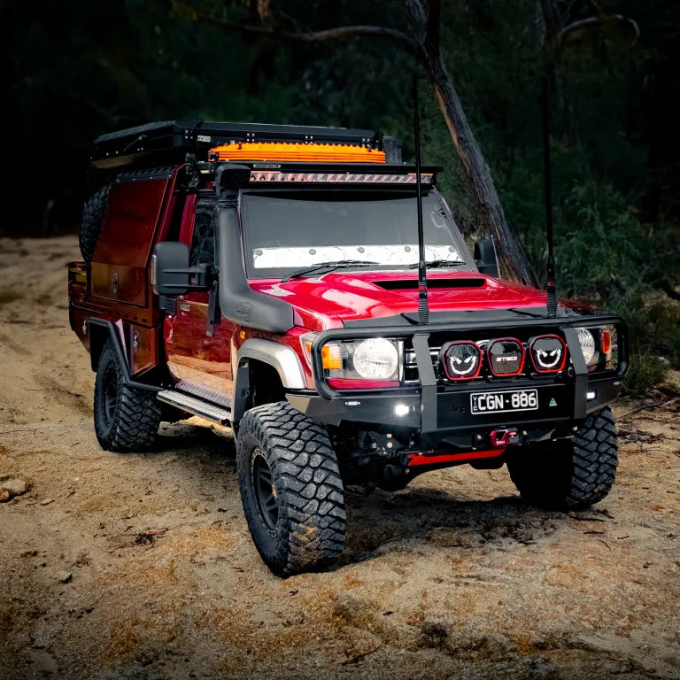 Toyota Landcruiser 70 Series Bull Bar – Pre-Facelift (2007-2024) Front Bar - The Cruiser Company