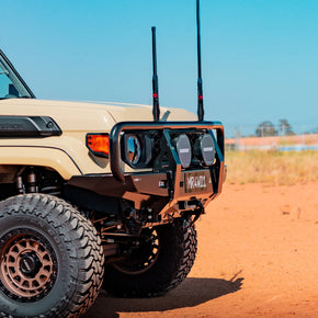 Toyota Landcruiser 70 Series Bull Bar – Facelift (2024 – Present) Front Bar - The Cruiser Company