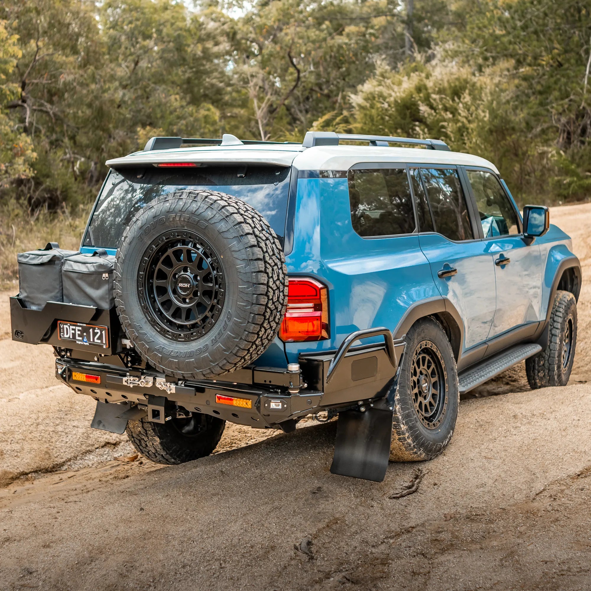 Prado Rear Toyota Prado 250 Rear Bar - The Cruiser Company – precision-offroad-4x4