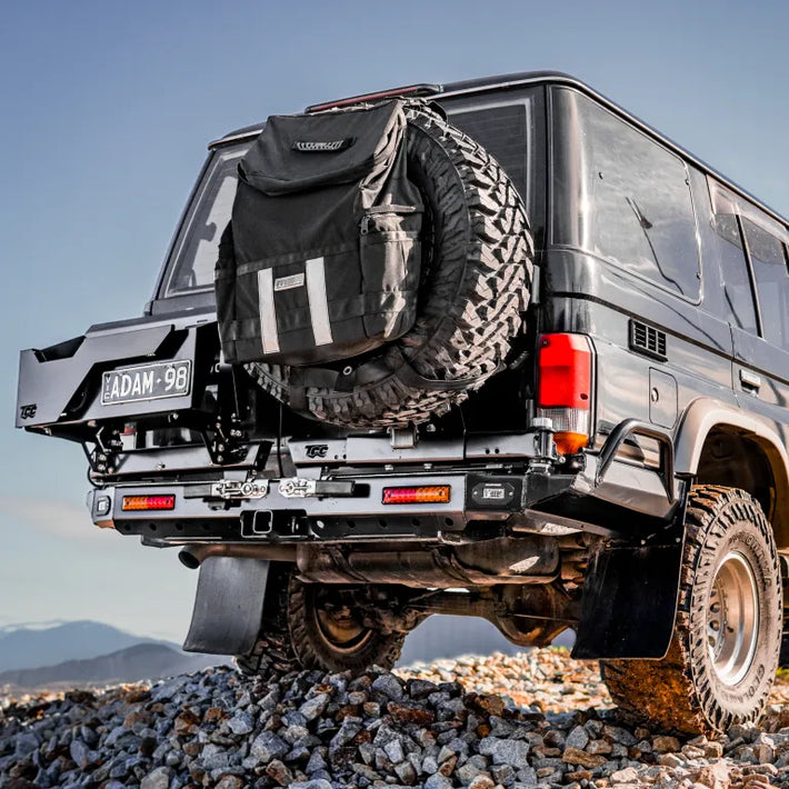 Toyota Landcruiser 76 Series – Tow Bar Rear Bar - The Cruiser Company