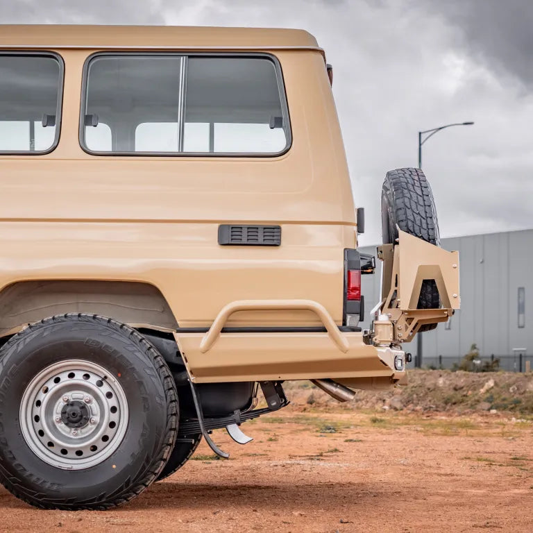 Troopy Rear Build Toyota Landcruiser 78 Series Troopcarrier – Tow Bar Rear Bar - The Cru ...