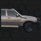 Moonlight Toyota Landcruiser 100/105 Series 4" Snorkel Mid Entry Kit