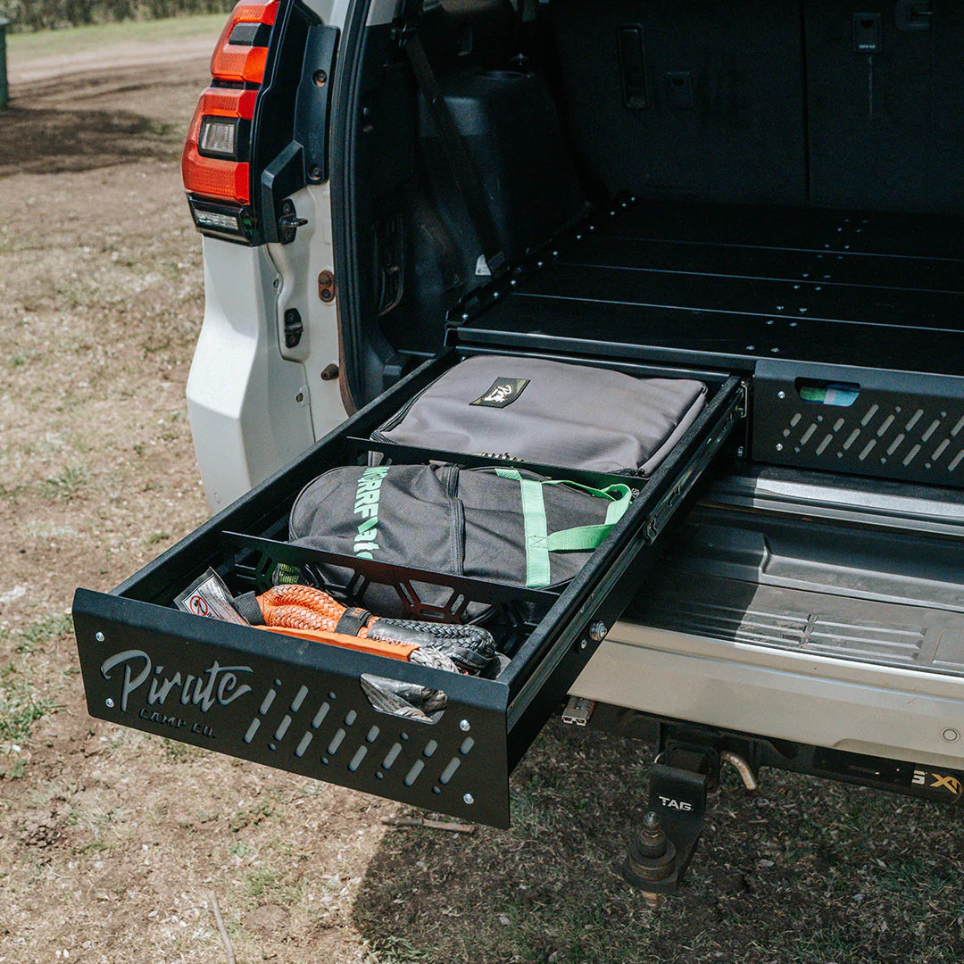 PIRATE CAMP CO - SLIMLINE SERIES LOW PROFILE DRAWER SYSTEM - TOYOTA PRADO 150 SERIES